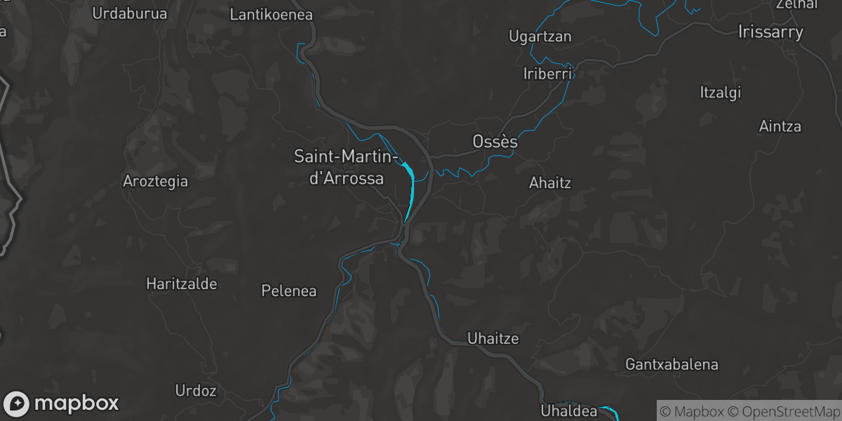 La Nive (Saint-Martin-d'Arrossa, Pyrénées-Atlantiques, France)